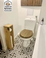 loftowy stojak łazienkowy