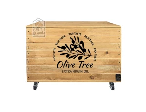 Skrzynia drewniana OLIVE TREE