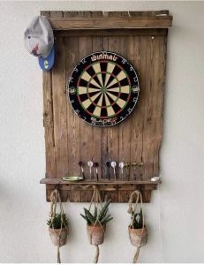 Tablica Dart wieszak drewniany NY